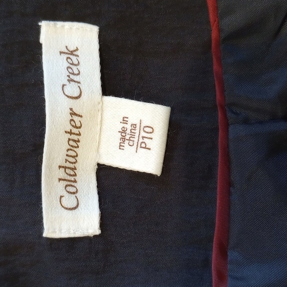 REDUCED!!Coldwater Creek Embellished Jacket Size:10P Color:Black NWOT - Picture 10 of 16